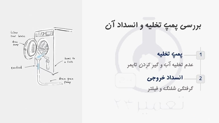 ایراد در تخلیه آب
