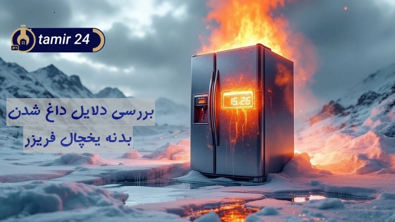 علت داغ شدن بدنه یخچال