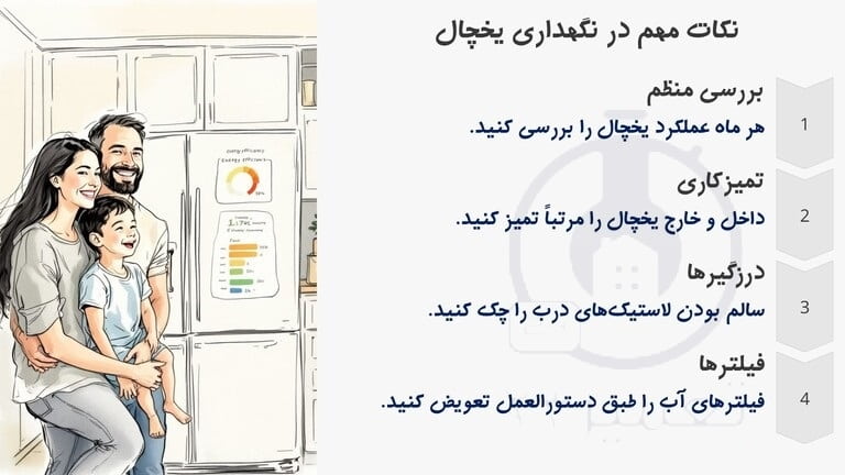 جلوگیری از گرم شدن بدنه یخچال با رعایت چند نکته