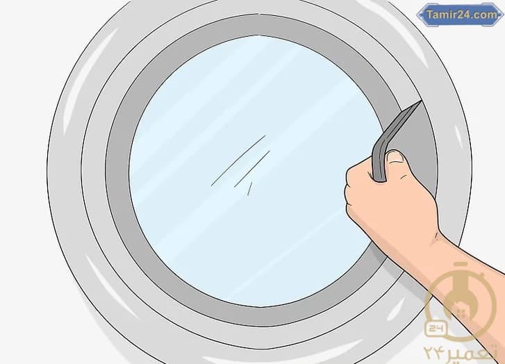 چگونه درب ماشین لباسشویی lg را باز کنیم