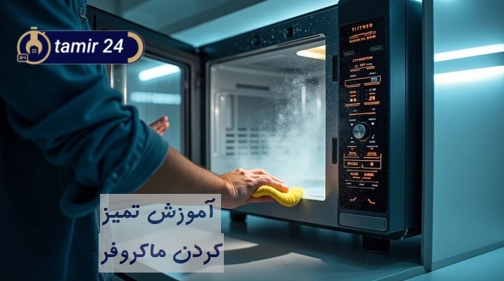 چگونه مایکروفر را تمیز کنیم