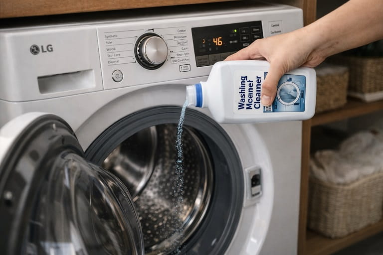 چرا Tub Clean ماشین لباسشویی ال جی به‌طور منظم باید فعال شود؟