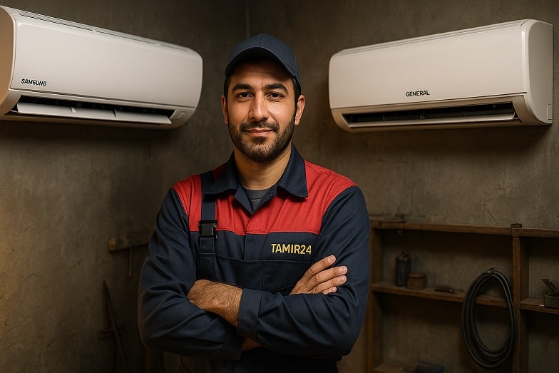 چرا سرمای کولر گازی سامسونگ یا جنرال کم شده؟