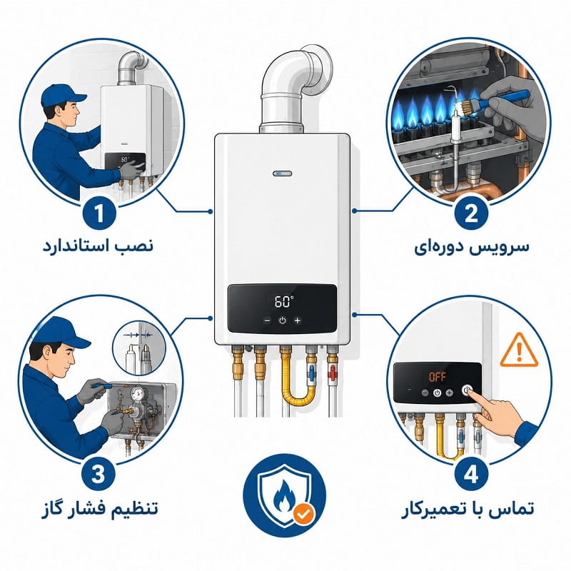 رفع و پیشگیری از انفجاری روشن شدن پکیج