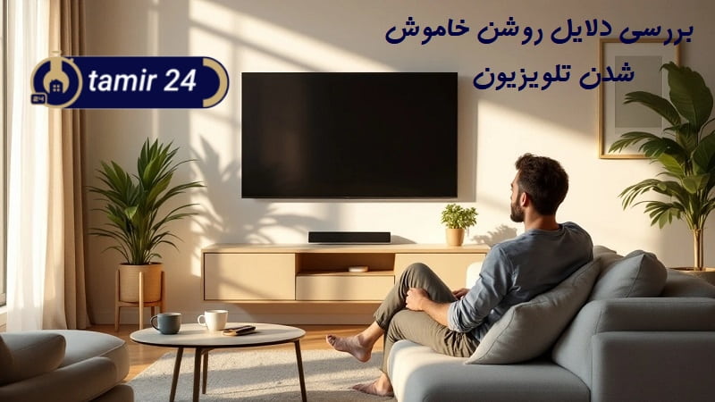 علت خاموش روشن شدن تلویزیون (چرا TV خاموش روشن میشه؟)