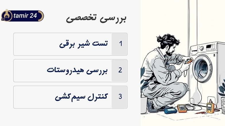 راهکار تخصصی رفع ارور E17 لباسشویی بوش