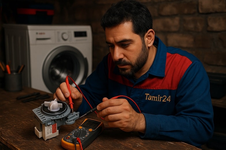 راه حل تخصصی برای تعمیر ارور E36 لباسشویی بوش