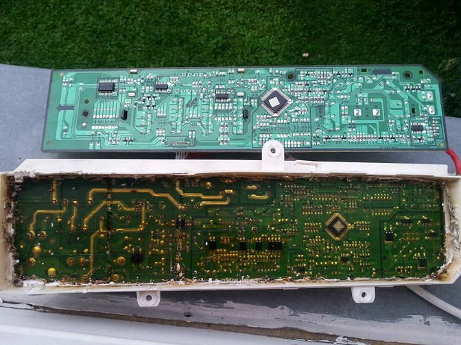 خرابی برد الکترونیکی لباسشویی سامسونگ و خطای UE