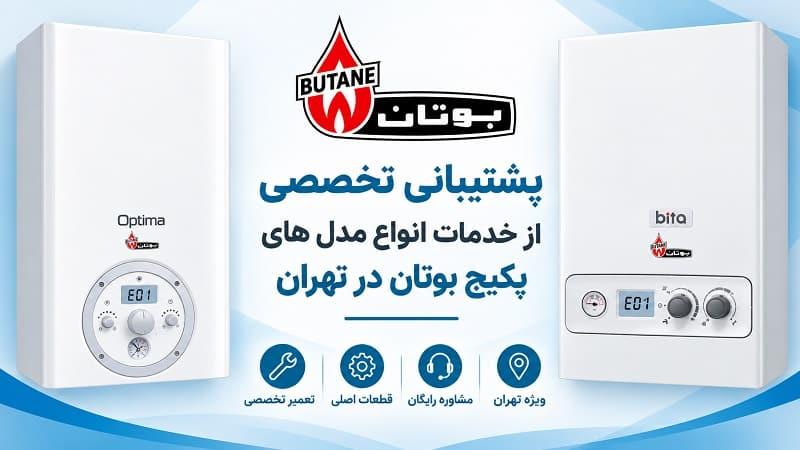 پشتیبانی و خدمات انواع مدلهای پکیج بوتان